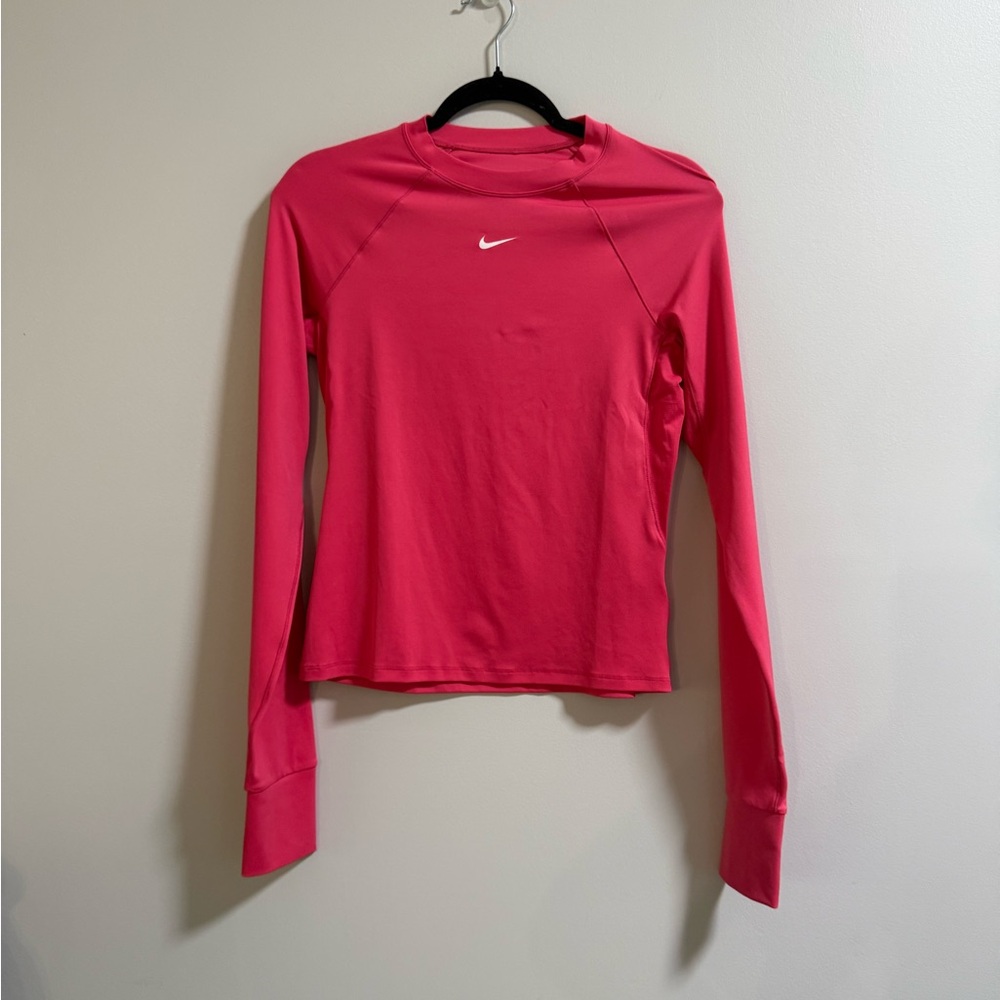 Nike Women's Hot Pink Long Sleeve Top